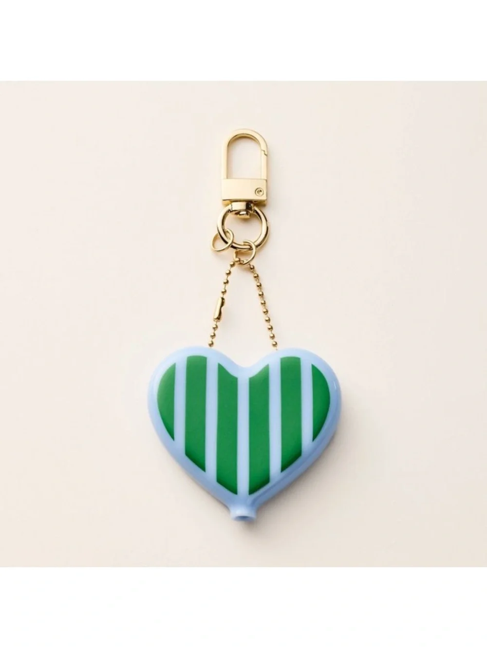 NWT Striped Heart Coin Purse Bag Charm Keychain from kate spade new york x Targe